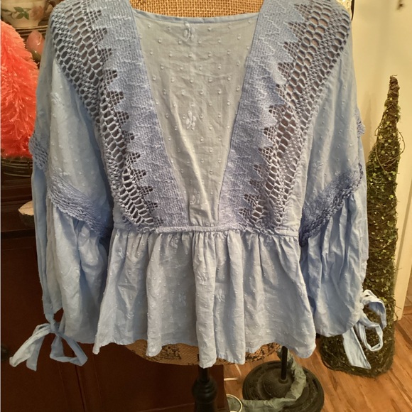 Free People Babydoll Top - Picture 2 of 4
